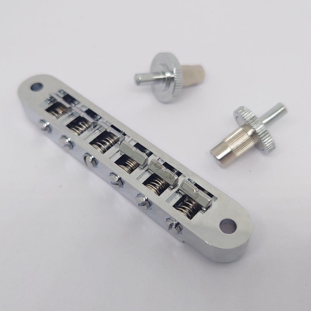 Tune-o-matic สะพานสายกีตาร์ไฟฟ้า สีทอง โครเมี่ยม แบบเปลี่ยน สําหรับ  LP SG Style 6 สาย