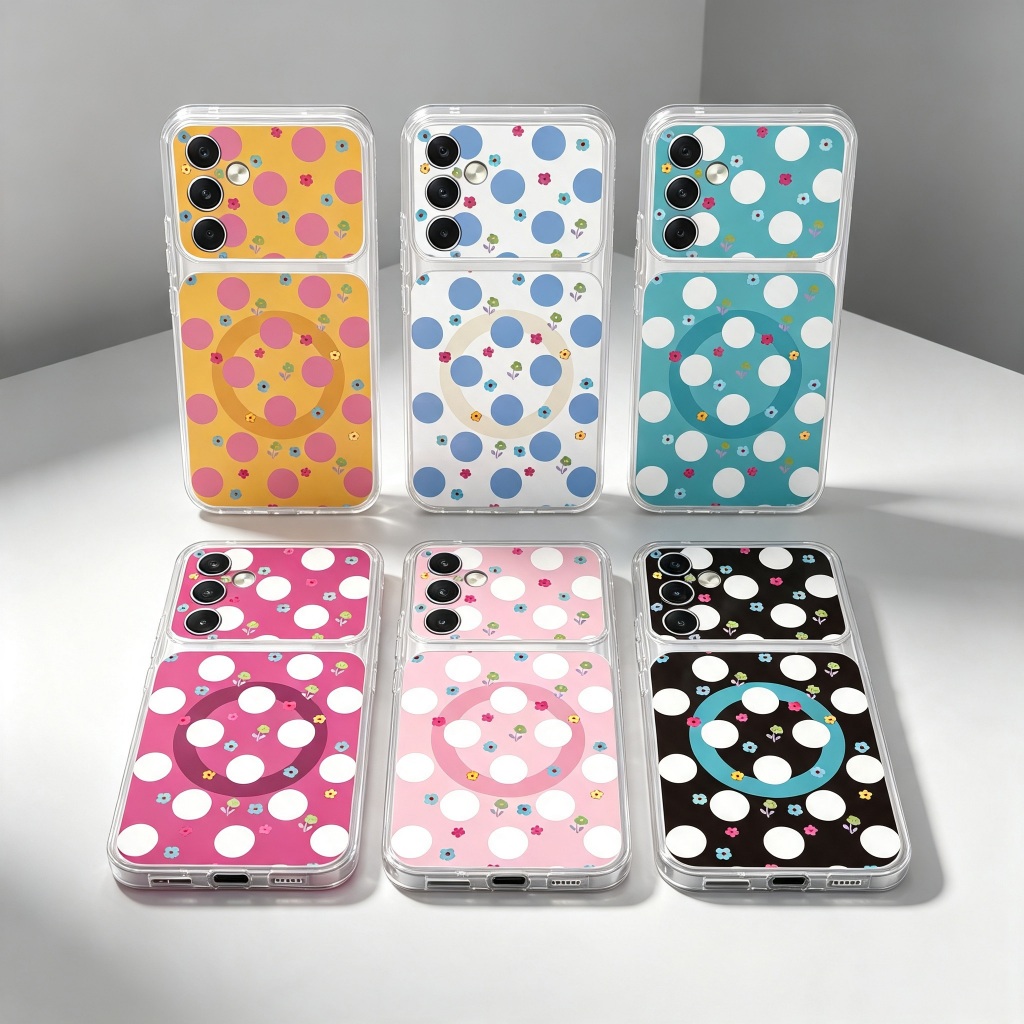 SAMSUNG Wave Point Manhuaเคสโทรศัพท์สําหรับSamsung Galaxy A73 A72 A57 A56 A55 A54 A53 A52S A52 4G 5Gปลอกพรีเมี่ยมรวมทุกอย่างสีชนฝาครอบป้องกัน