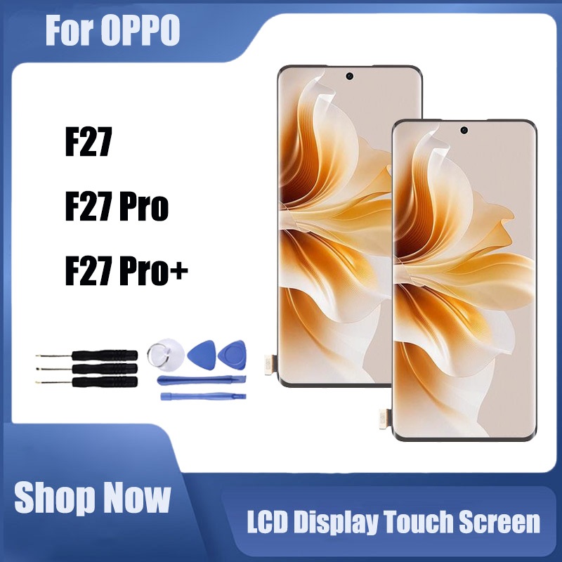 สําหรับ OPPO F27 F27 Pro F27 Pro + จอแสดงผล LCD หน้าจอสัมผัสเปลี่ยน