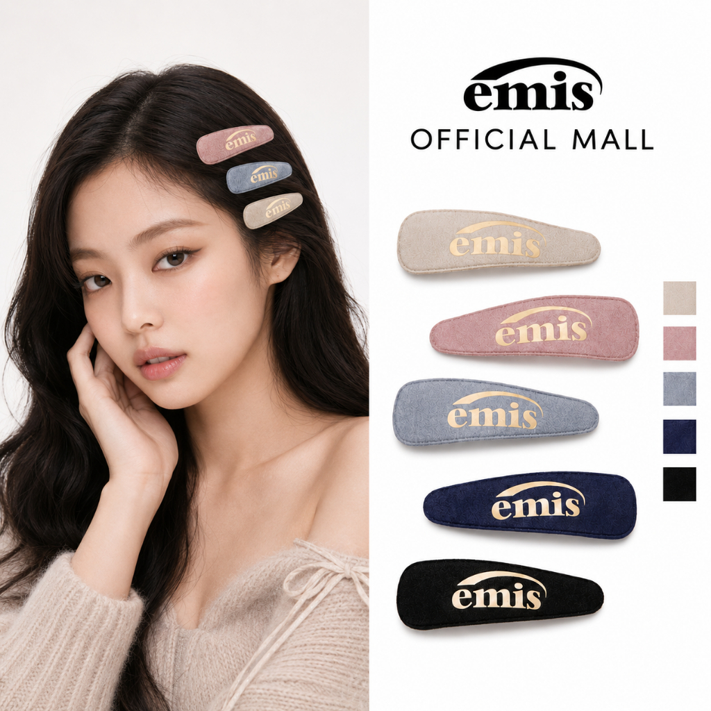 EMIS โลโก้ใหม่ Hairpin สไตล์เกาหลีแฟชั่นคลิปผม Minimalist Elegant เครื่องประดับผมน่ารักทุกวันสวมใส่ผู้หญิงสาว Hairpin ชุด
