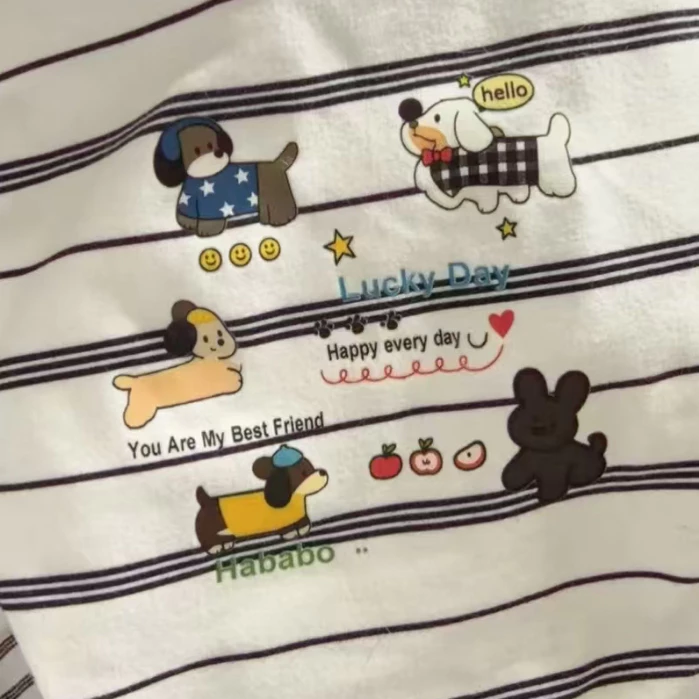 [คลังสินค้าพร้อม ข้อเสนอพิเศษ] เสื้อผ้าสัตว์เลี้ยงฤดูร้อนสุนัขแมวบางเสื้อกั๊กลายการ์ตูน thumbnail 5