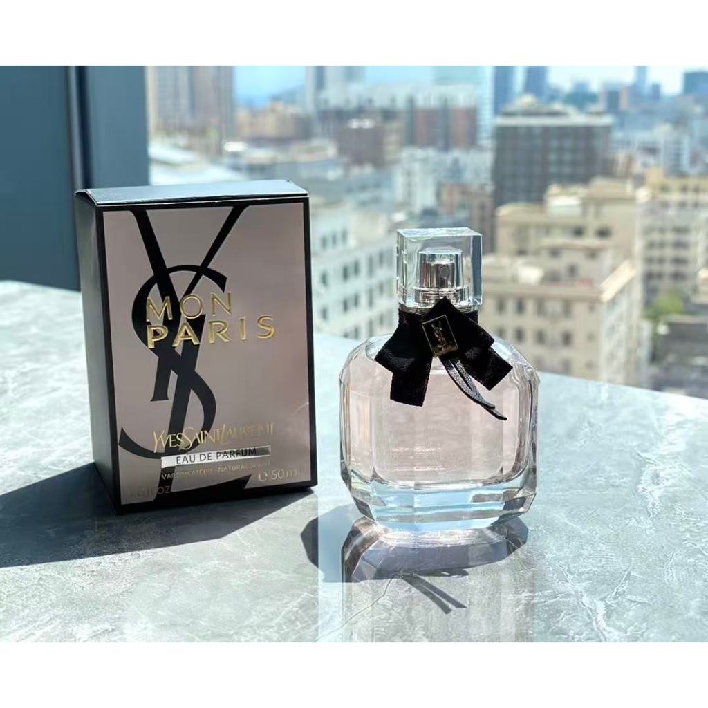 Yves Saint Laurent YSL Mon Paris My Reverse Strong น้ําหอมสุภาพสตรีโรแมนติกดอกไม้ผลไม้กลิ่นหอมหวานยา