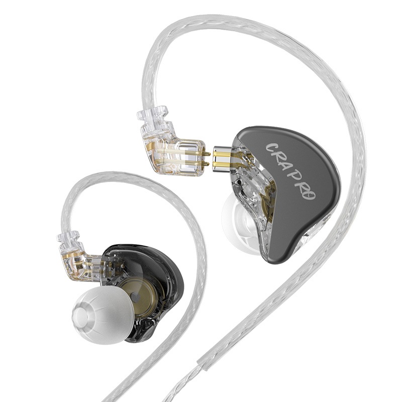 CCA CRA PRO หูฟังแบบมีสายแบบไดนามิกในหูอินเทอร์เฟซ 3.5 มม. รูกลม esports เกมหูฟัง HiFi