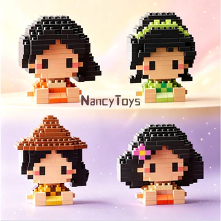 เจ้าหญิง & เจ้าชาย ตัวต่อ 🍃จัดส่งจากกรุงเทพฯ🍃ตัวการ์ตูน ตุ๊กตา building block 3d ของเล่น diy ของขวัญเด็ก<Nancy>