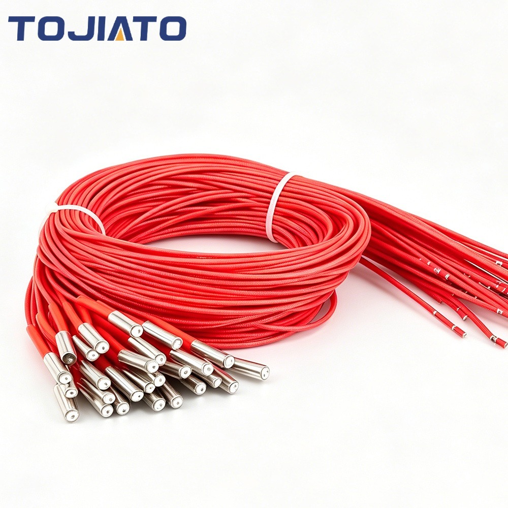 3D เครื่องพิมพ์ตลับหมึกเครื่องทําความร้อน 12 V/24 V 30 W 40 W 50 W 70 W 6*20 มม.1 M สําหรับ MK Mende