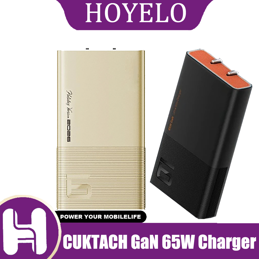 เครื่องชาร์จ CUKTACH GaN 65W เบอร์ 6 การ์ดพลังงาน PD 65W Fast Charger