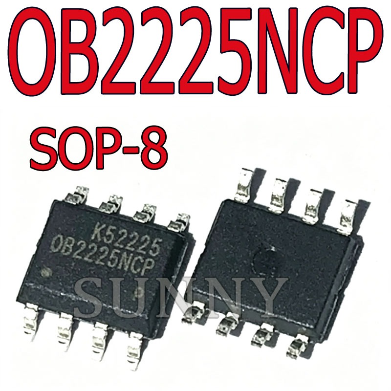 5 ~ 10PCS ของแท้ OB2225NCP Patch SOP-8 AC-DC Controller และชิปตัวควบคุมแรงดันไฟฟ้า
