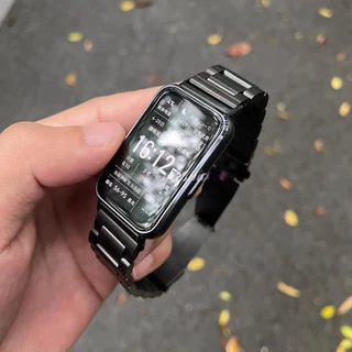 สําหรับ Huawei Band 11/10/9/8/7/6 สาย Honor Band 6/7 สายโลหะสแตนเลสสร้อยข้อมือเปลี่ยนสายรัดข้อมือ