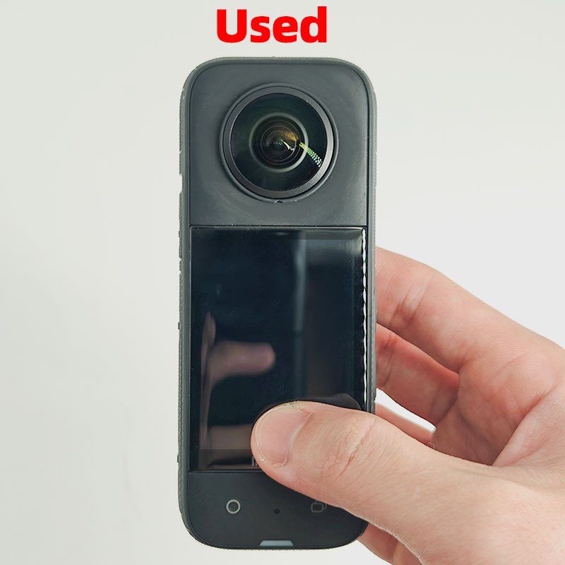 กล้องพาโนรามาสำหรับกล้องแอ็คชั่น Insta360 X3 มือสอง กล้องล่องหน X3 ใช้แล้ว