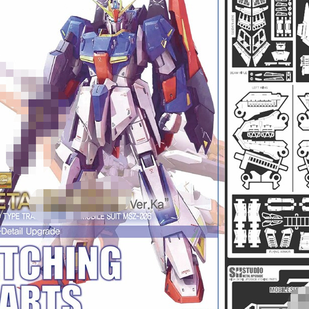 20260812 SH STUDIO การสร้างภาพสําหรับ MG 1/100 ZETA VER KA Z (ไม่รวมชุด)