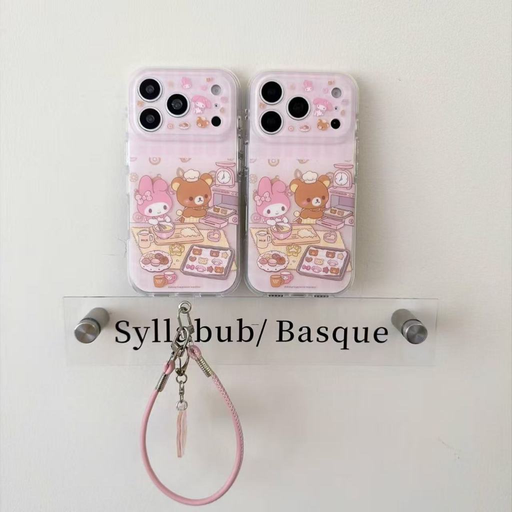 ขนมน่ารักการ์ตูน iPhone17 เคสโทรศัพท์ 15/15Pro/15ProMax/16/16Pro/16ProMax เคสกันกระแทก