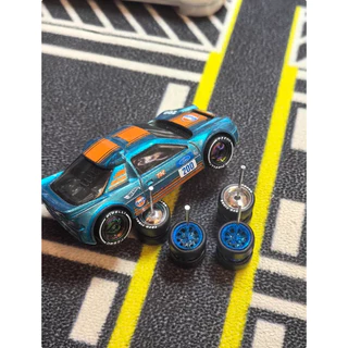 60 ชิ้น (30 ชุด) 1/64 Mini Alloy Car Wheels w ยางล้อ Chrome สําหรับ 1:64 Mini รุ่นรถยนต์ Matchbox Domeka