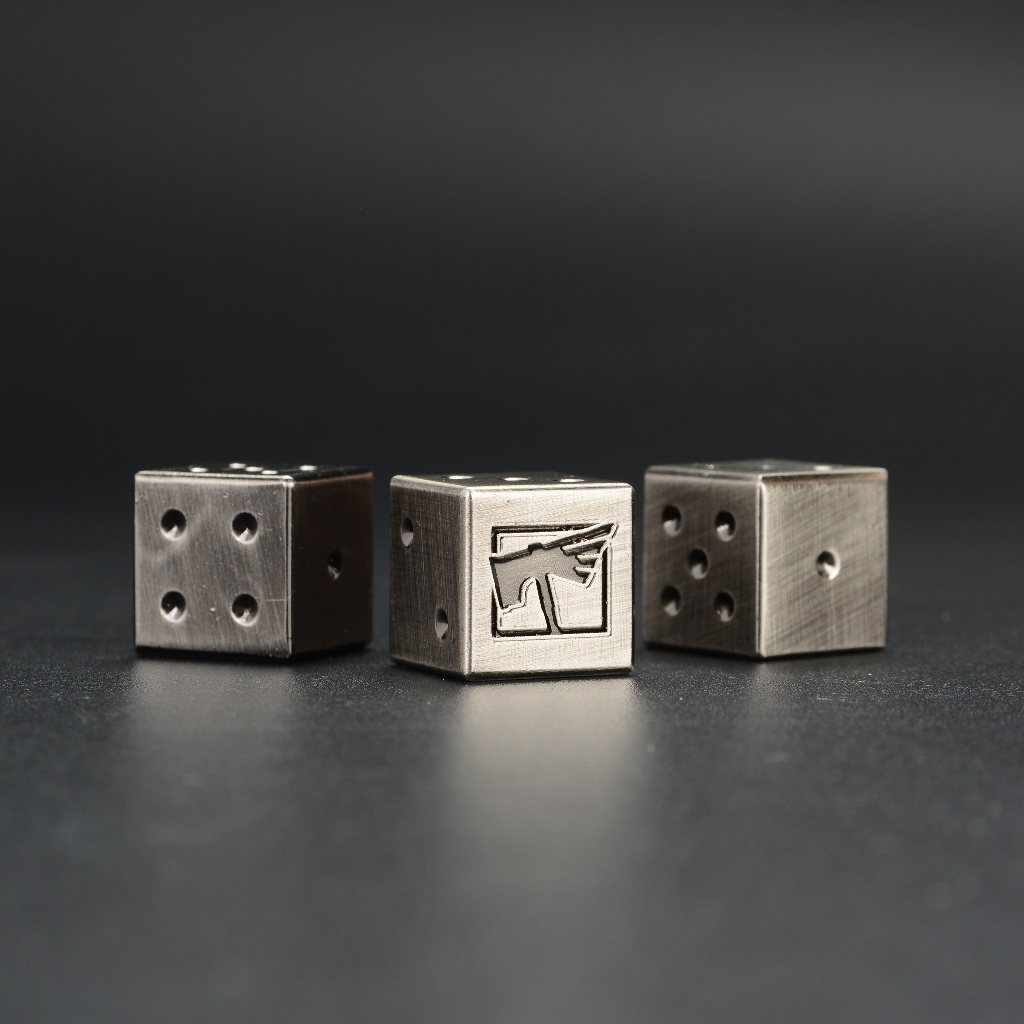 คุณภาพสูง Solid Warhammer Dice Warhammer Hardware Metal Dice Warhammer40k Dice