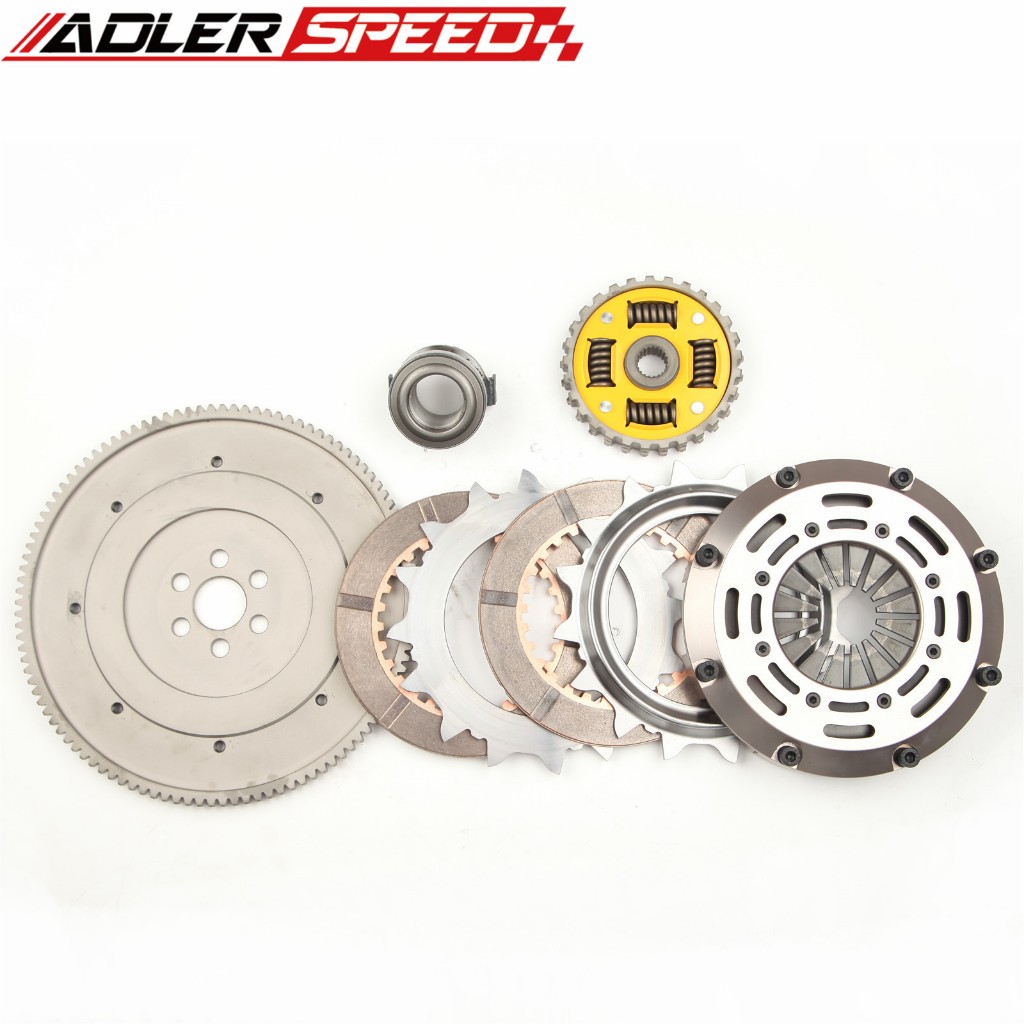 ADLERSPEED Racing & Street Sprung คลัทช์ Twin Disc Kit สําหรับ 2009-2019 Honda GE6 GE8 GK5 1.5L L15A