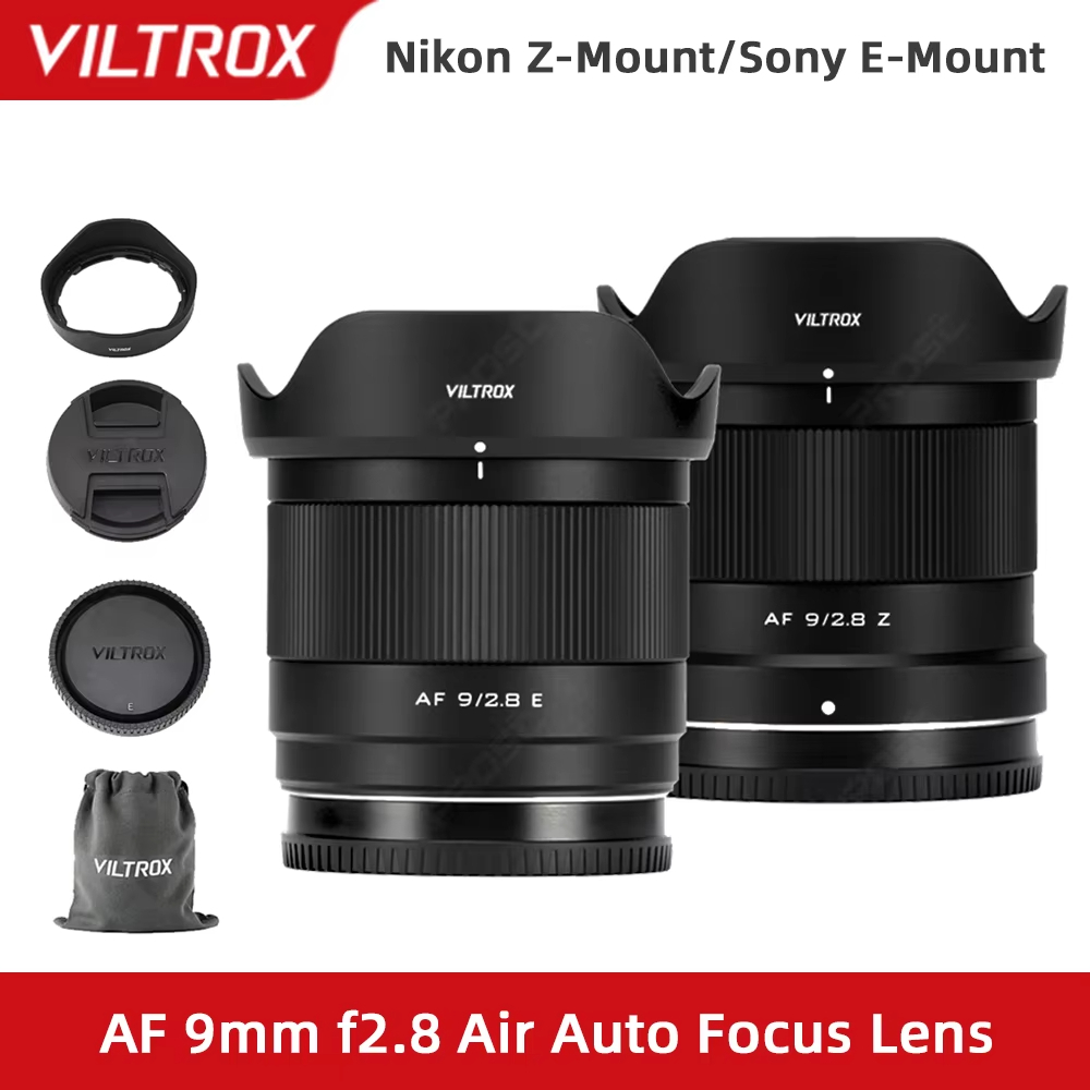 Viltrox AF 9 มม.F2.8 Air Auto Focus เลนส์ APS-C กว้างพิเศษสําหรับ Sony E-Mount ZV-E10 ZV-E10II A6400