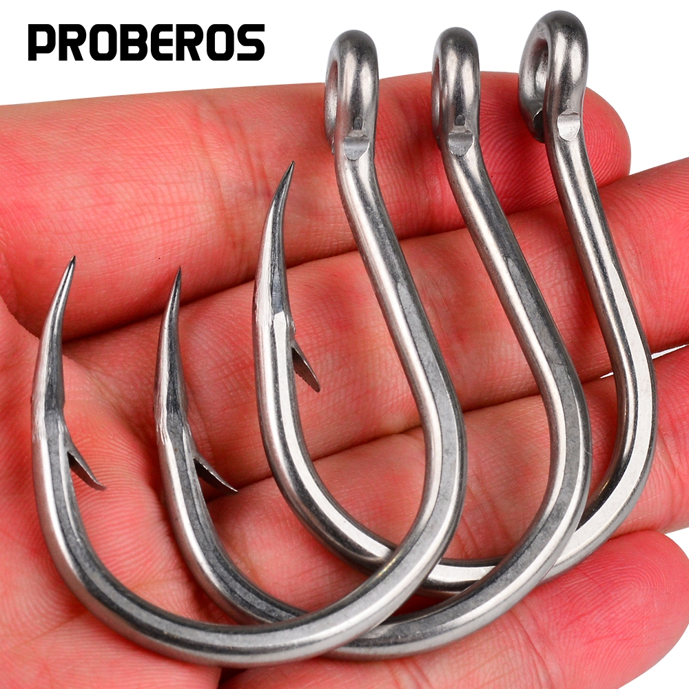 Pro BEROS ตะขอจิ๊กตกปลาทะเล สเตนเลส ทนต่อการกัดกร่อน 5 10 ชิ้น