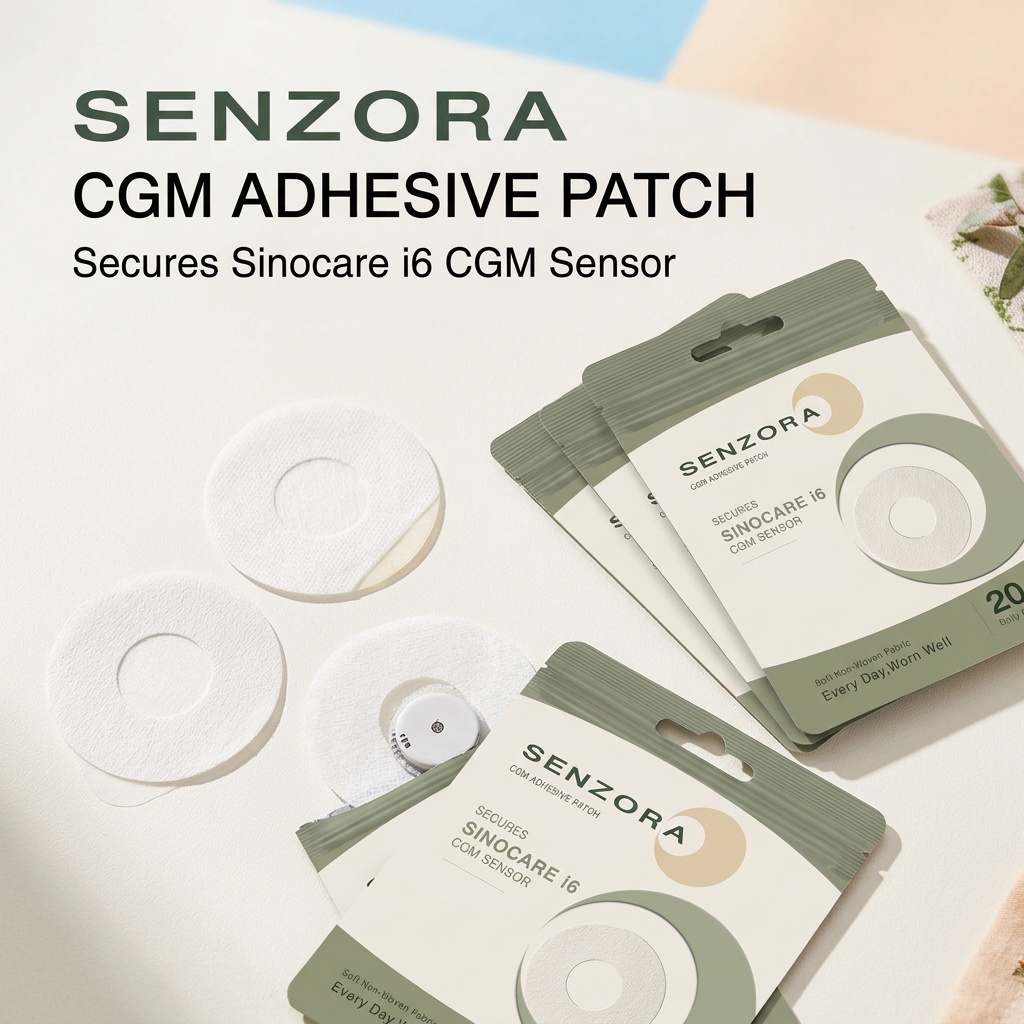 แผ่นแปะ Sinocare iCan i6 20 ชิ้น, CGM Waterproof Breathable Hypoallergenic