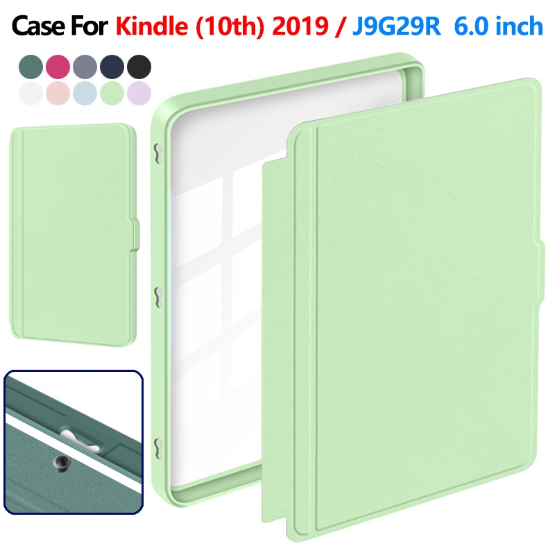 สําหรับ Kindle (10th Gen) 2019 6.0 นิ้ว J9G29R อะคริลิคคลิป E-Book Cover