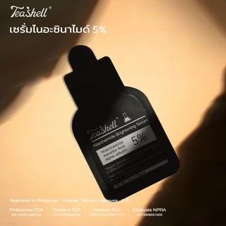 ซื้อ 1 แถม 4! Teashell Skin Repair Serum สําหรับจุดด่างดําและรอยแดง Niacinamide 5% Serum (4 x 2ml) เพื่อผิวกระจ่างใส
