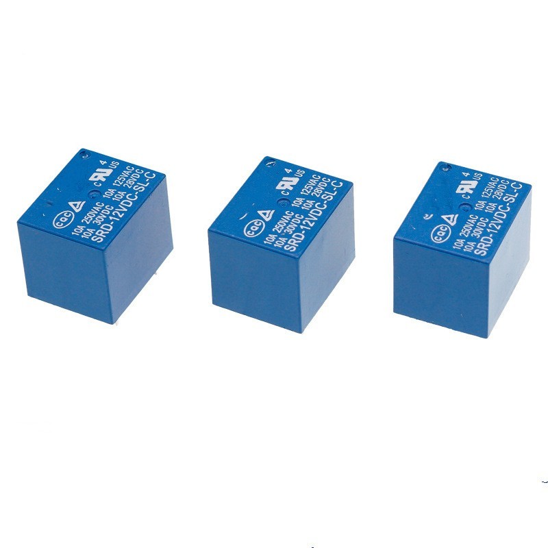 รีเลย์ SRD-12VDC-SL-C SRD-05VDC-SL-C 24VDC 5 Pins 10A