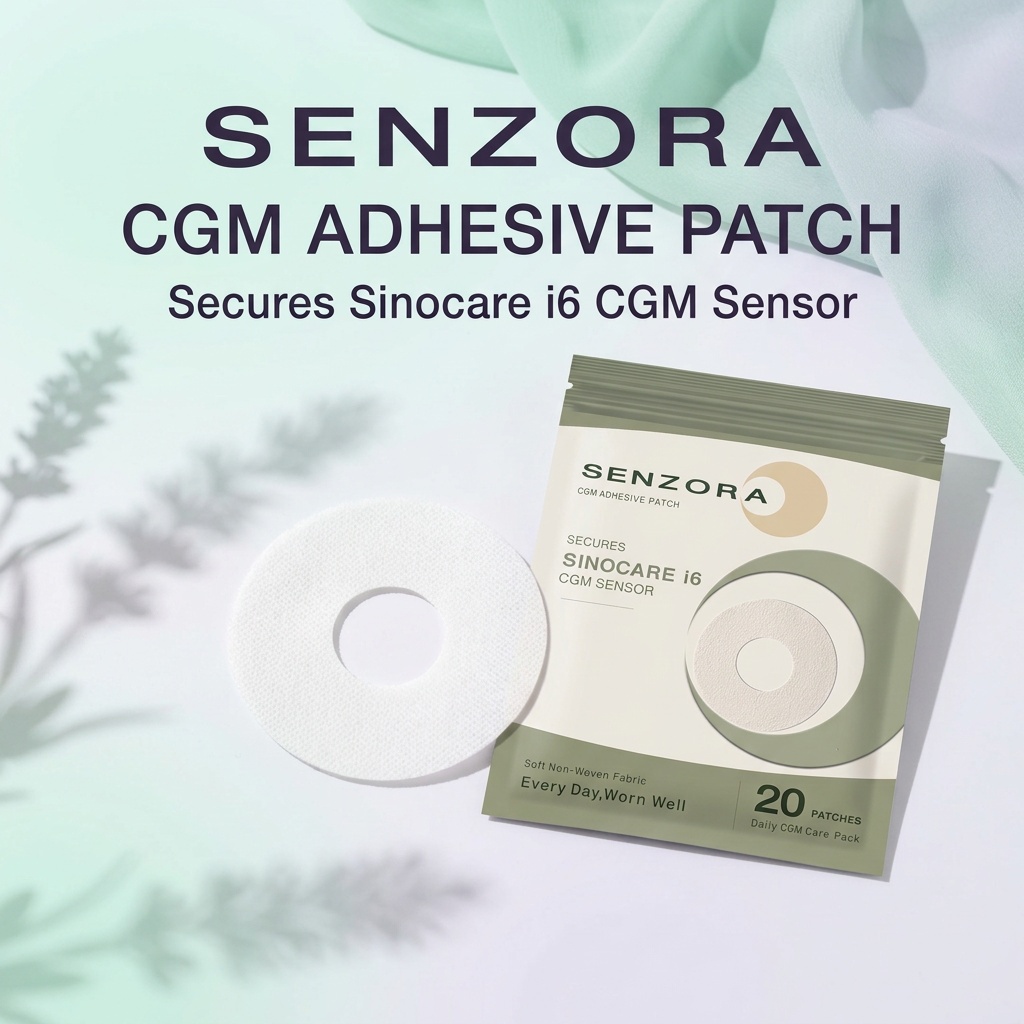 แผ่นแปะ Sinocare iCan i6 20 ชิ้น, CGM Waterproof Breathable Hypoallergenic