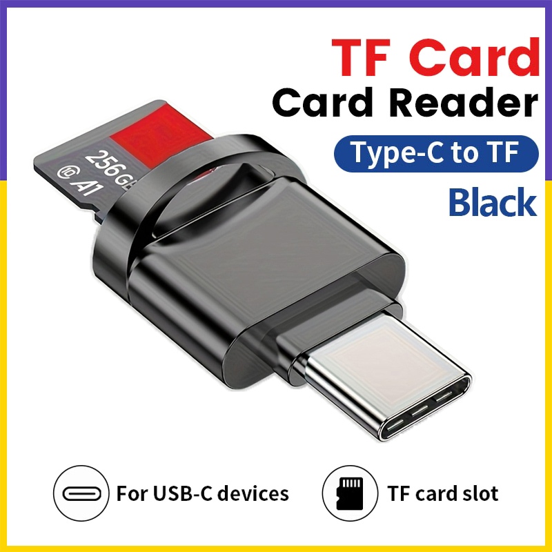 Fast ShipMini TF/SD Card Reader Mobile Type C OTG สําหรับ Huawei iPhone 15 Plus Pro Max Android SD C
