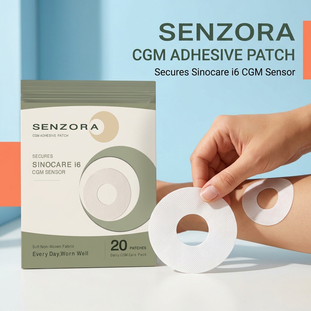 แผ่นแปะ Sinocare iCan i6 20 ชิ้น, CGM Waterproof Breathable Hypoallergenic