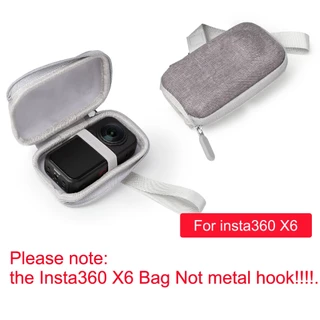 กระเป๋าถือสําหรับ Insta360 X6 X5 X4 Air X4Air X3 Storage Case Anti-scratch แบบพกพาสําหรับ Insta360X6 Insta 360X5 X4 Action กล้องอุปกรณ์เสริม