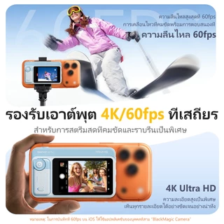 7RYMS Qshot V2 PRO Magnetic Selfie Monitor 3.1 "HD IPS ไร้สาย/แบบมีสาย 4K/60fps รีโมทสําหรับ Vlog Live Stream iOS Android