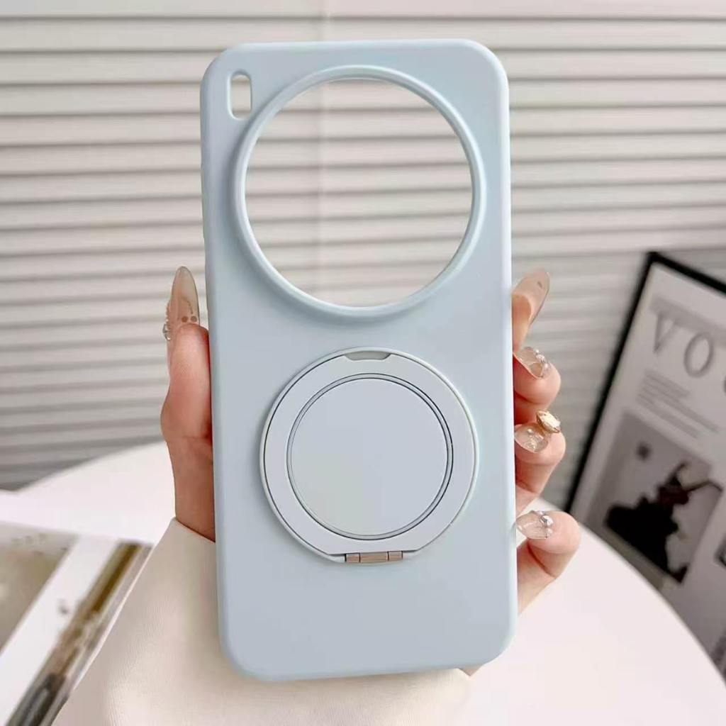 Sunyi ฝาครอบป้องกัน vivo X300 200S Ultra Pro Mini Smooth ซิลิโคนแม่เหล็ก Minimal Shell ขาตั้งแบบพกพา Shock Absorbing Case
