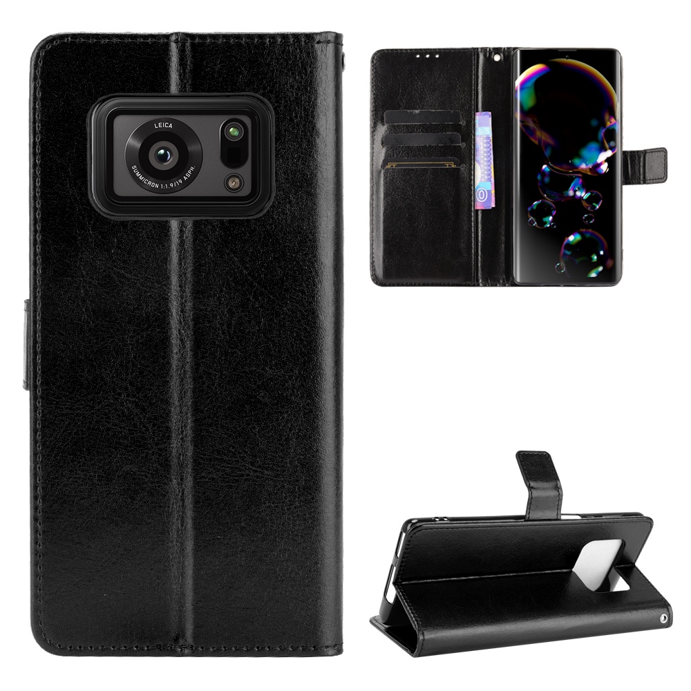 เคสโทรศัพท์หนัง ฝาพับ พร้อมช่องใส่บัตร สําหรับ Sharp Aquos R6 SH-51B Zero 6 SHG04 Zero6 Sense 6 7 Pl