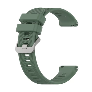 สายนาฬิกา ซิลิโคน หัวเข็มขัดโลหะ คลาสสิก สำหรับ Garmin Forerunner 645 245 245M 165 55 158 570 42mm 170 70