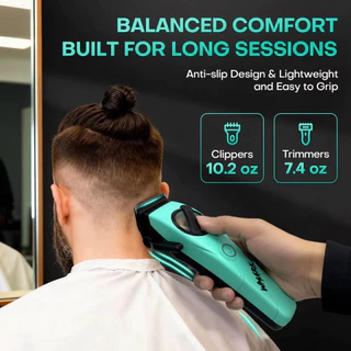 WMARK NG-8613 ใหม่ดันไฟฟ้า DLC ใบมีดชาร์จปัตตาเลี่ยนผมร้านทําผม NG-8613