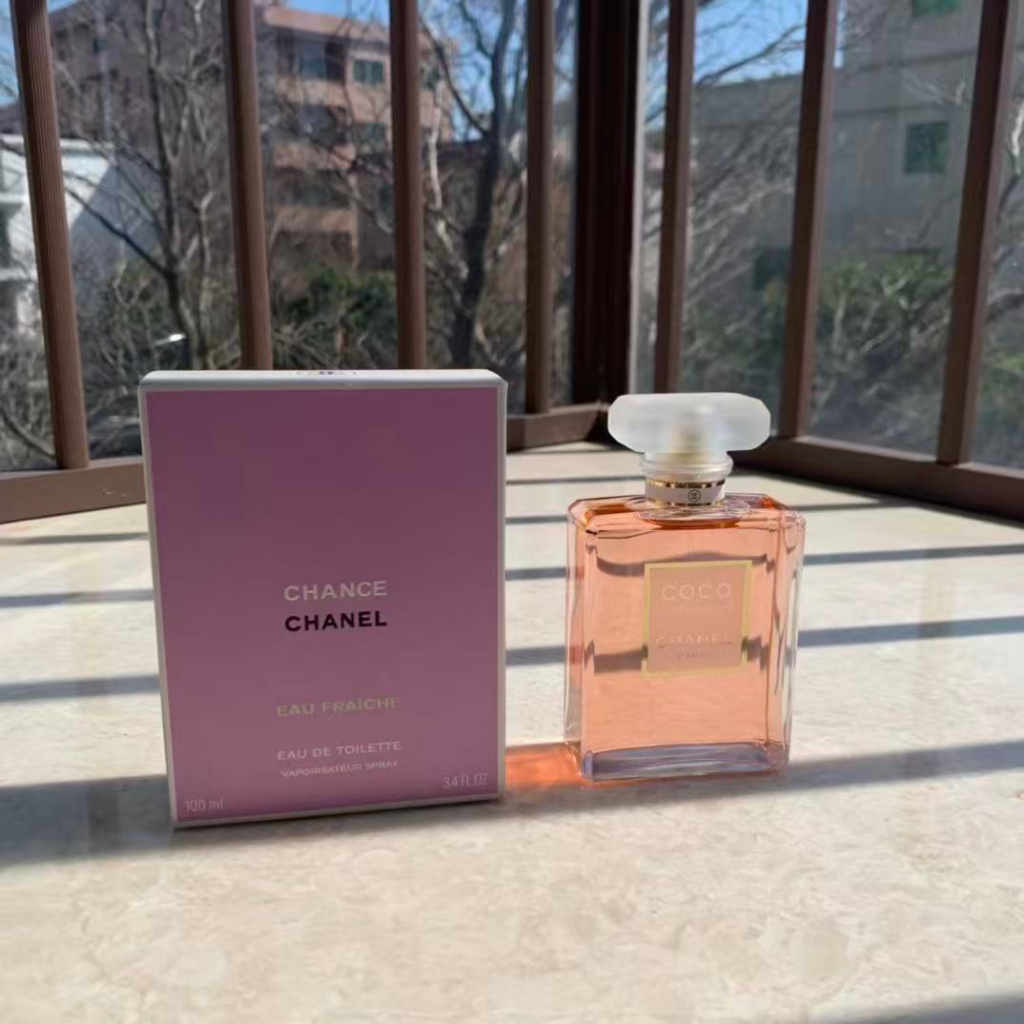 CHANEL COCO โมเดิร์นโกโก้สุภาพสตรี Eau De Toilette อ่อนโยนดอกไม้กลิ่นฟรุ๊ตตี้โปร่งใสสแควร์ขวด Commut