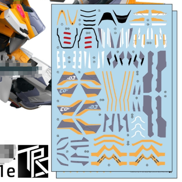 สติ๊กเกอร์สไลด์น้ํา TRS สําหรับ HG 1/100 Macross VF-31E SIEGFRIED (CHUCK MUSTANG USE) (ไม่รวมชุดโมเด
