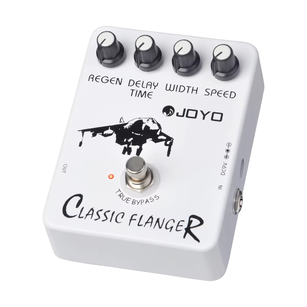 ⭐⭐⭐JOYO JF-07 Classic Flanger Guitar Effect Pedal Metallic Flanger Effect Guitar Pedal พร้อมเสียงทั้