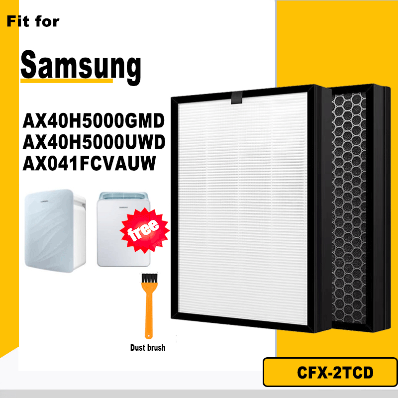 2 In 1 HEPA คาร์บอนกรอง CFX-B100/GB สําหรับ Samsung JUPITER AXF500, AX041FCVAUW/TS, AX40R3020WU/ST, 