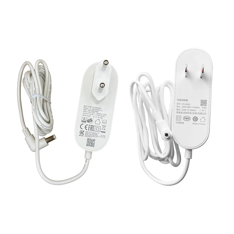 Power charger 30V 800mA สําหรับ Dreame V8 V9 V9P V10 V11 V12 V16 VVN3 T30 xiaomi 1C K10 Pro G9 G10 T20 G11 เครื่องดูดฝุ่นอะแดปเตอร์อุปกรณ์เสริมเปลี่ยน