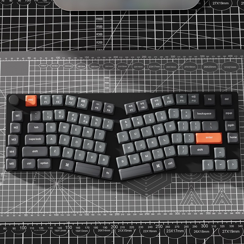 Keychron K15 Max 75% Alice Layout คีย์บอร์ดเครื่องกลตามหลักสรีรศาสตร์ | สวิตช์ Gateron Low Profile 2