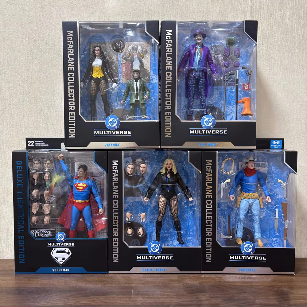 สําหรับ Mcfarlane ของเล่น DC Collector Edition Black Canary/Vigilante/Noker/1978 Superman/Zatanna 18