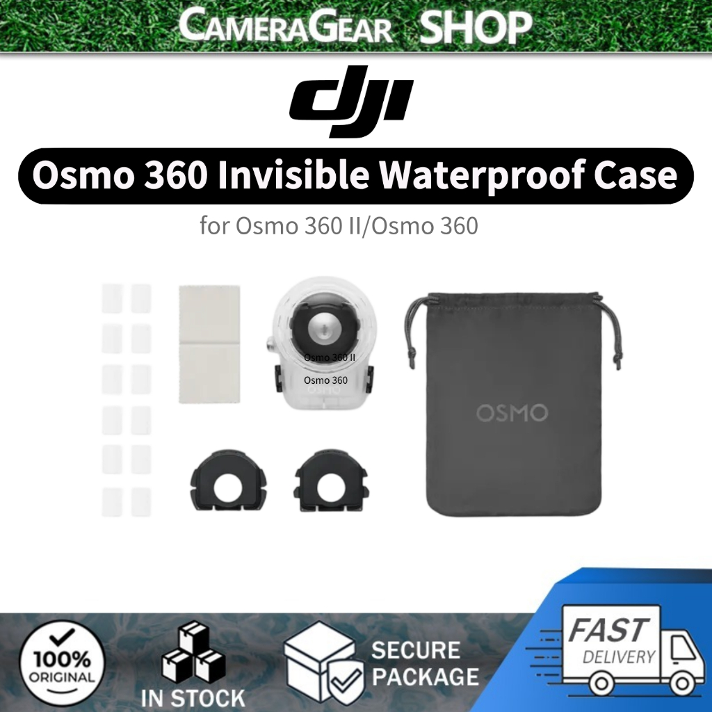 เคสกันน้ําที่มองไม่เห็น DJi Osmo 360 ​สําหรับ Osmo 360/Osmo 360 II