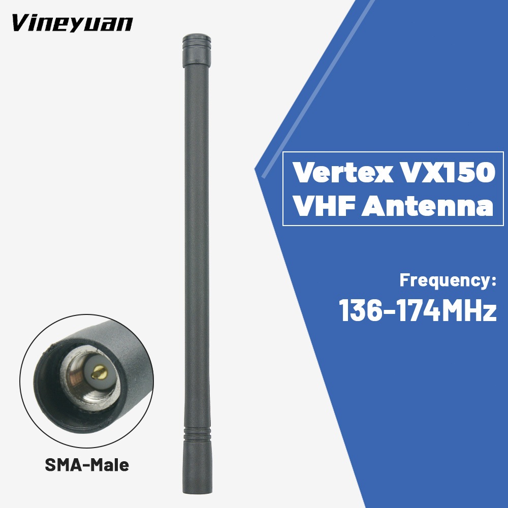 TX-38Standard Stubby High Gain Copper Core VHF 136-174MHz เสาอากาศสําหรับ Vertex วิทยุแบบพกพา VX-160