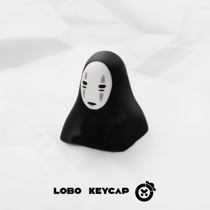 Spirited Away Faceless ชายปุ่มกดเฉพาะ Hayao Miyazaki การ์ตูนแอนิเมชั่นตัวละครสนุกคีย์บอร์ดเครื่องกล Keycap