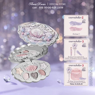 อายแชโดว์ Flower Knows Shell's Jewel Collection พาเลทแต่งหน้า 6 สี 6.5g