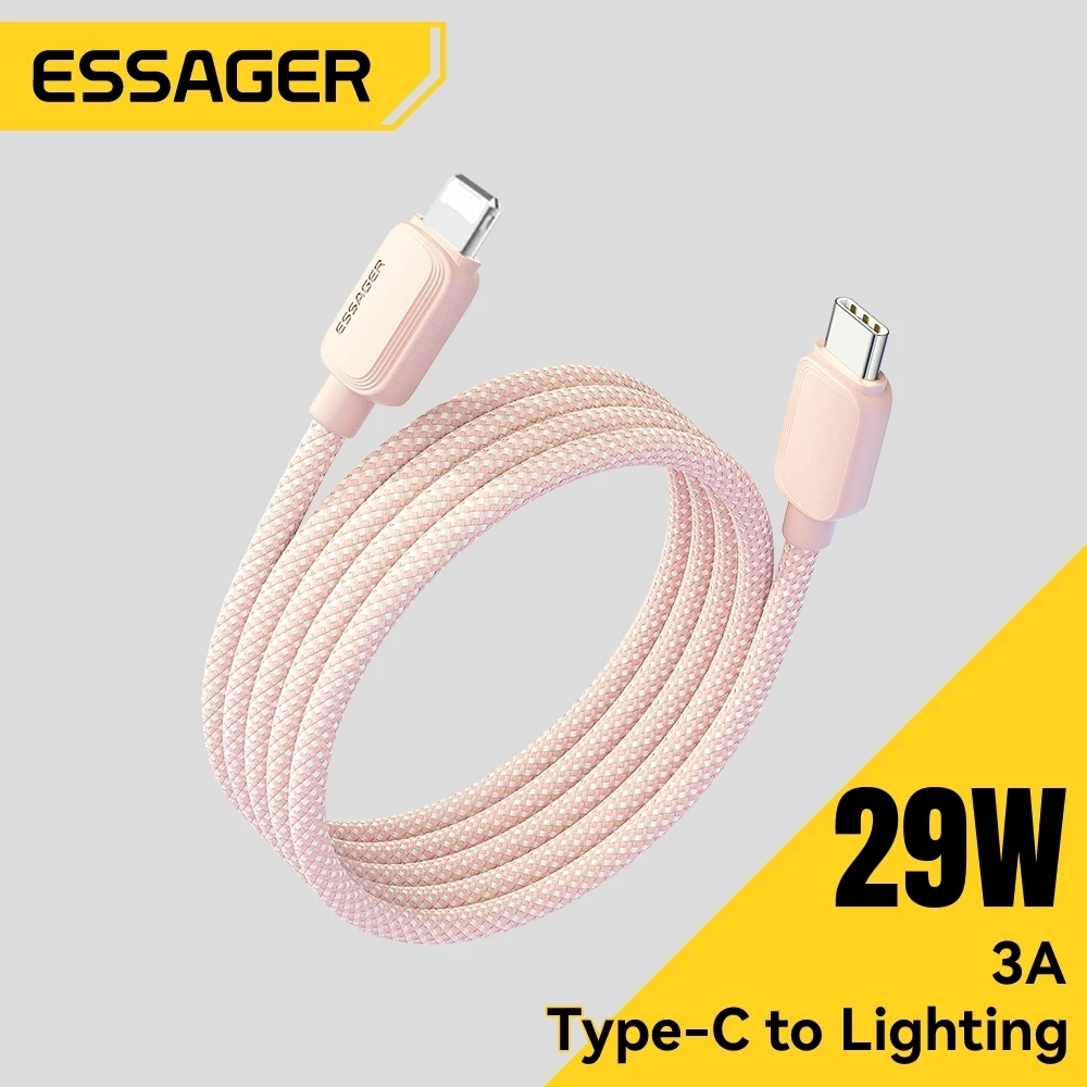 ESSAGER สายชาร์จ Type C เป็น L PD 29W สําหรับ Ip 14