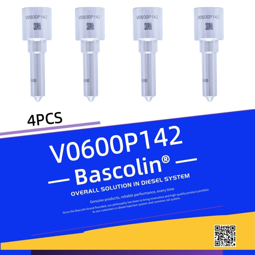 V0600P142 4 ชิ้น/ล็อต BASCOLIN หัวฉีดดีเซลหัวฉีดสําหรับ Citroen C5, 5WS40000-Z, 00001980F0, 96366802