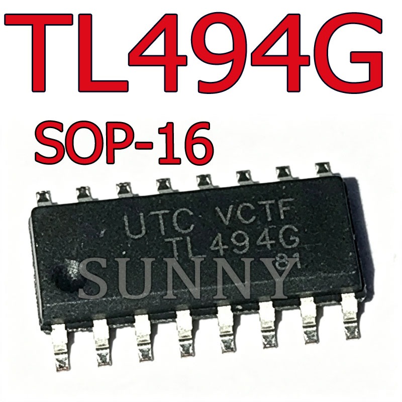 5 ~ 10PCS UTC TL494G-S16-R Patch SOP16 Pulse กว้างปรับควบคุมวงจรชิป IC ยี่ห้อใหม่