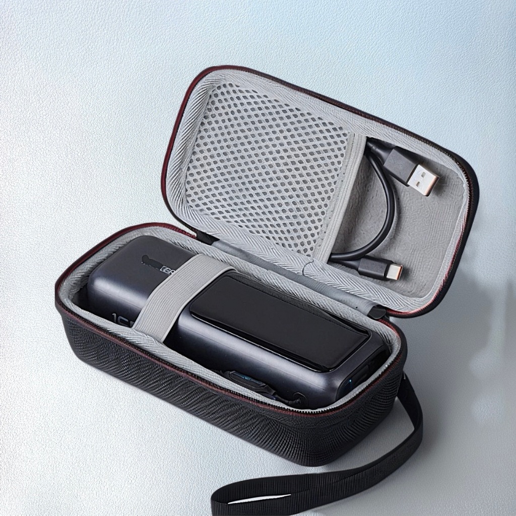 Hard Storage Bag EVA Powerbank สําหรับ for Anker Zolo165w25000mah Anti-Shake Net Pocket Hand Strap