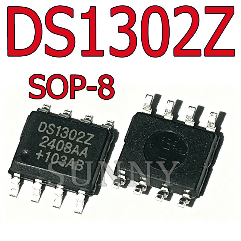 10 ~ 20PCS DS1302 DS1302Z DS1302ZN + T & R ยี่ห้อใหม่นาฬิกา Chronograph ชิป Patch SOP-8