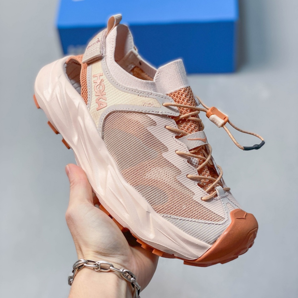 HOKA HOPARA 2 รองเท้าแตะสําหรับบุรุษและสตรีรองเท้าผ้าใบลําลองระบายอากาศได้